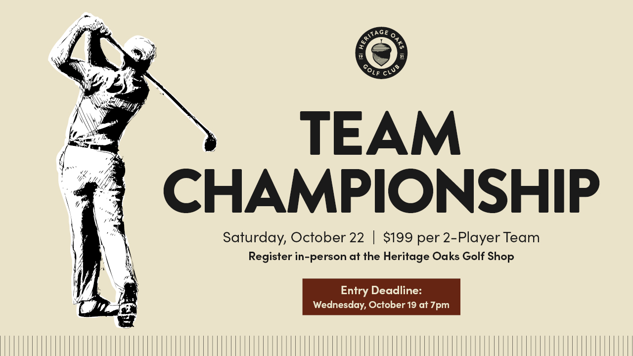 Team Championship at Heritage Oaks Golf Club