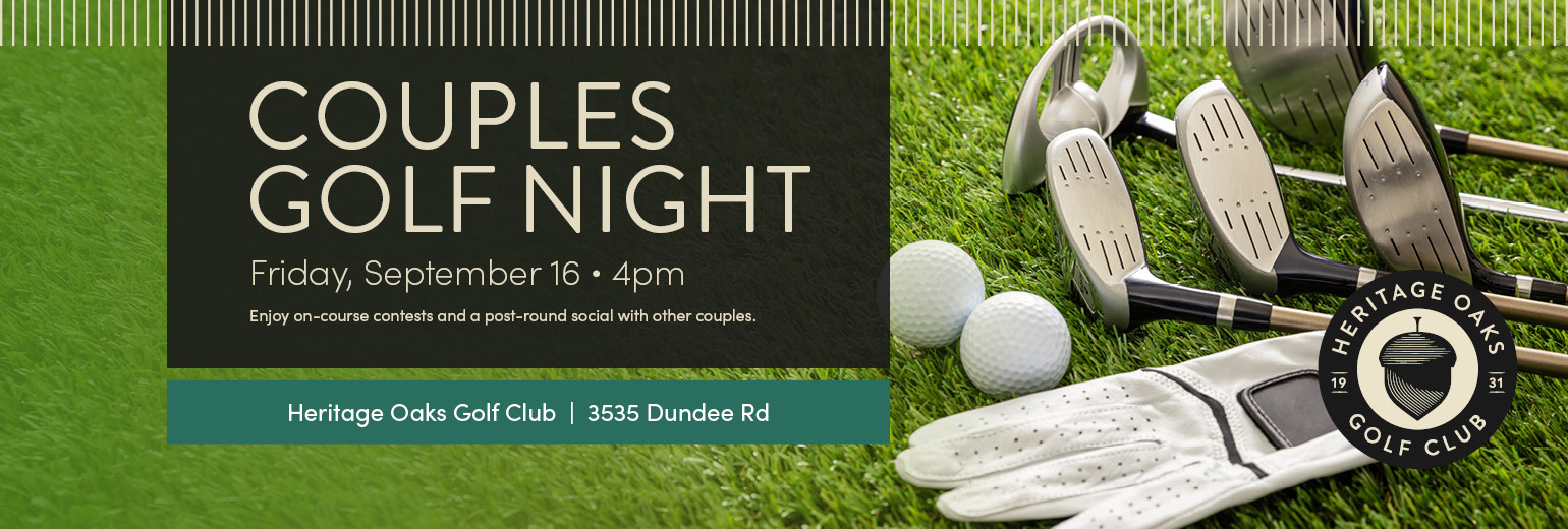 Couples Golf Night on September 16