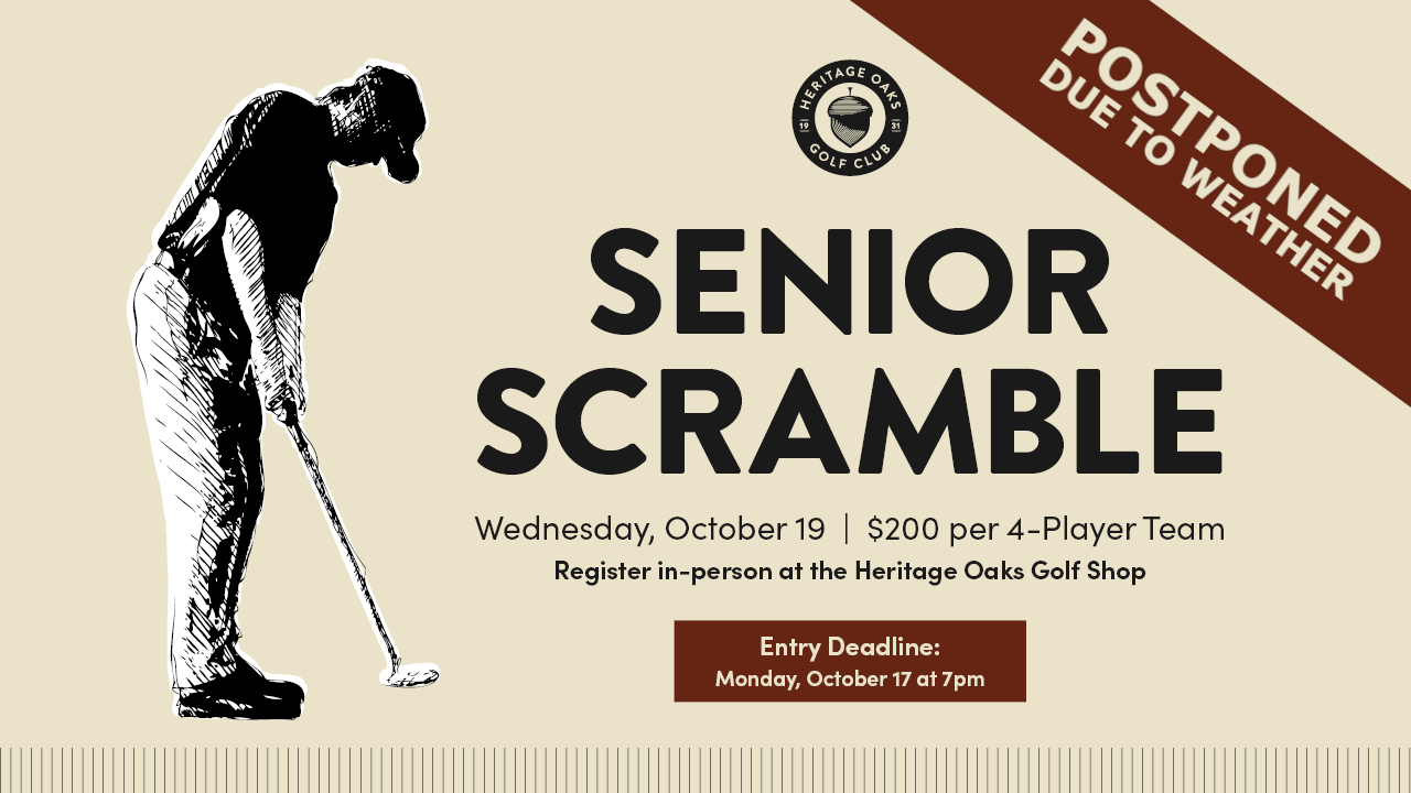 Senior Scramble at Heritage Oaks Golf Club