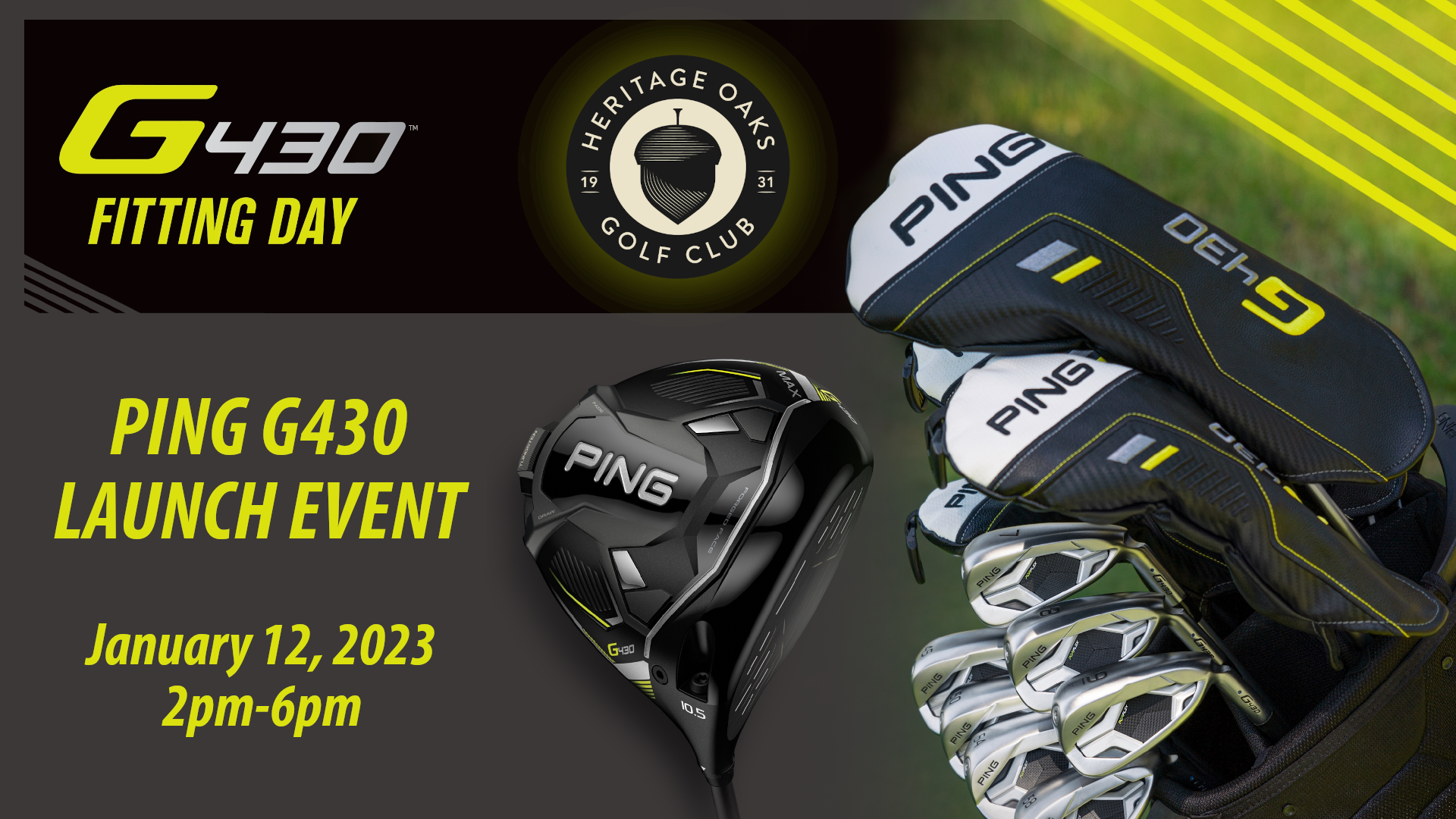 PING G430 Fitting Day and Launch Event