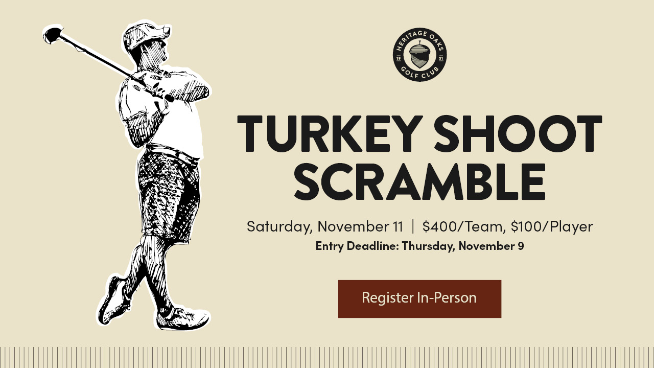Turkey Shoot Scramble on November 11